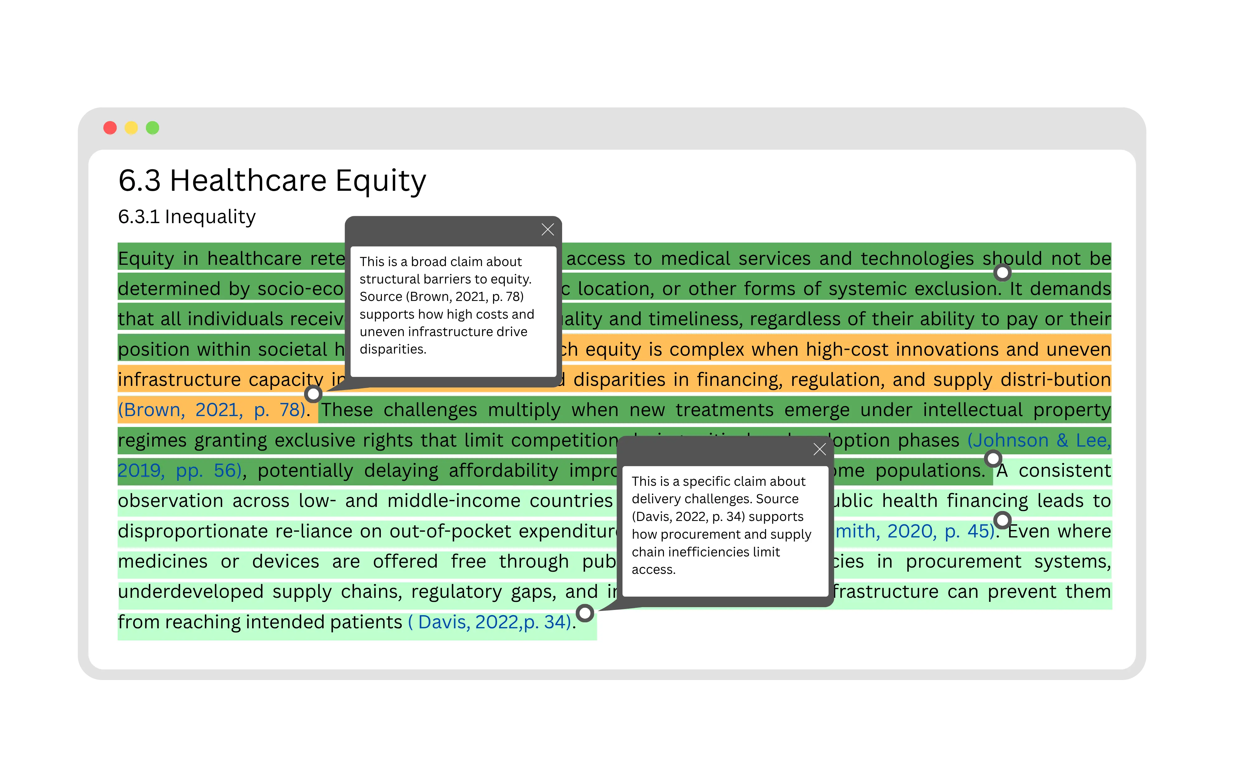 Citation Quality Report Example